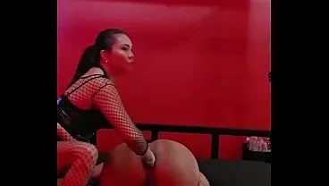 Strapon and Caning Session by DominaFire